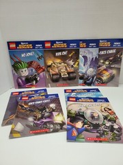 LEGO DC Super Heroes 8 Phonics Softcover Books First Printing