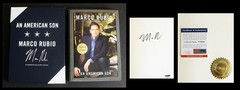 MARCO RUBIO SIGNED & PSA-CERTIFIED Premiere Collectibles Ltd Ed AN AMERICAN SON!