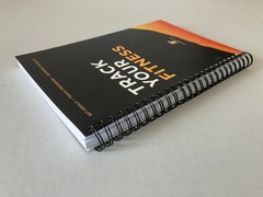 Track Your Fitness Journal NewMeFitness Workout Log 2023 Spiral Paperback