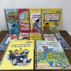 Sesame Street A Little Golden Book Vintage Children’s Books 1970-80s