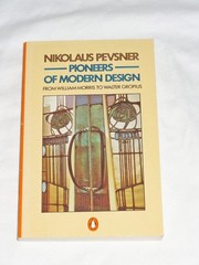 2 Pevsner Books Sources Modern Architecture 1968 Pioneers Modern Design 1991