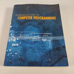 Introduction to Computer Programming Textbook with CD rom ISBN 0536178305