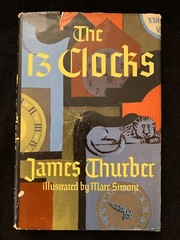 1st edition, 10th printing! The 13 Clocks by James Thurber 1950 HCDJ Very good