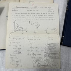 Applied Mechanics Statics Dynamics Housner Hudson + 1962 RPI Quiz Lot
