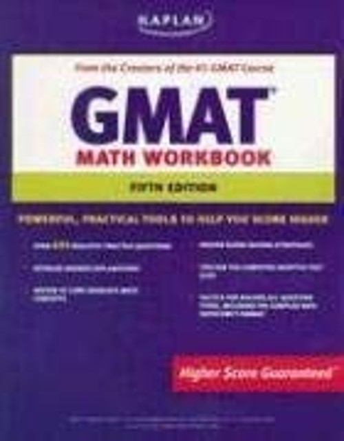 GMAT Math Workbook Paperback Kaplan Publishing Staff