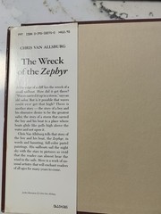 Lot Of 2 Chris Van Allsburg Books Stranger And Wreck Of The Zephyr 1st Ed. HC DJ
