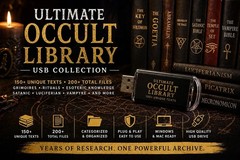 Ultimate Occult Library USB Drive – Grimoires & Esoteric Archive – 200+ Books