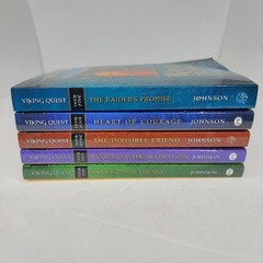 VIKING QUEST Series Lois Walfrid Johnson Complete Set Books 1 2 3 4 5 Ex Library