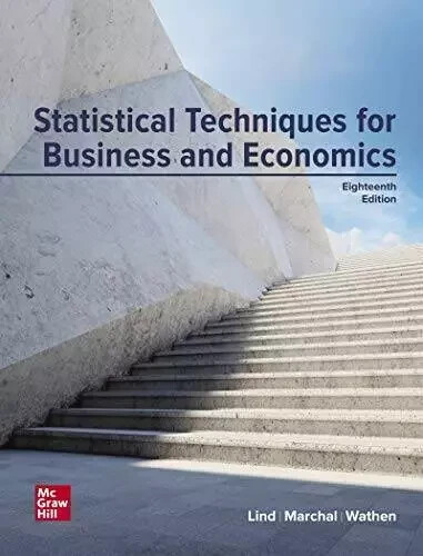 Statistical Techniques in Business and Economics – Hardcover (18th edition)