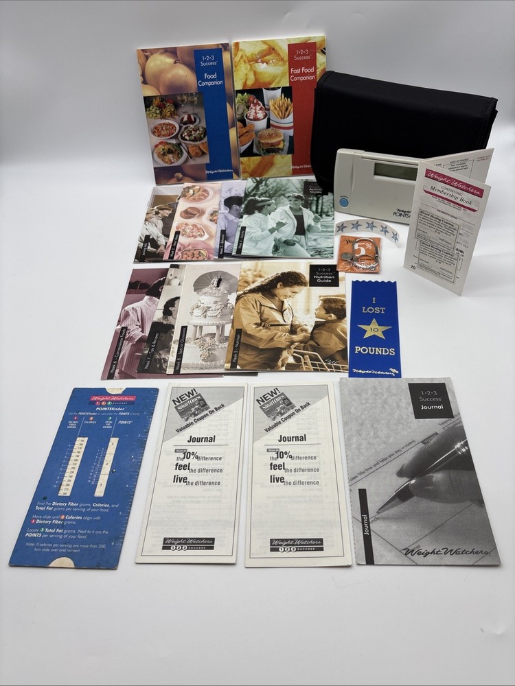 Weight Watchers WW 123 Success￼ Program Welcome Kit Weeklies Guides Points Slide