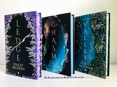 SIGNED Ledge, Chasm & Valley by Stacey McEwan Glacian Trilogy LITJOY EXCLUSIVE
