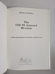 12th SS Panzer Division by Herbert Walther (1989, Hardcover)