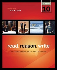 Read Reason Write – Paperback By Seyler, Dorothy – VERY GOOD