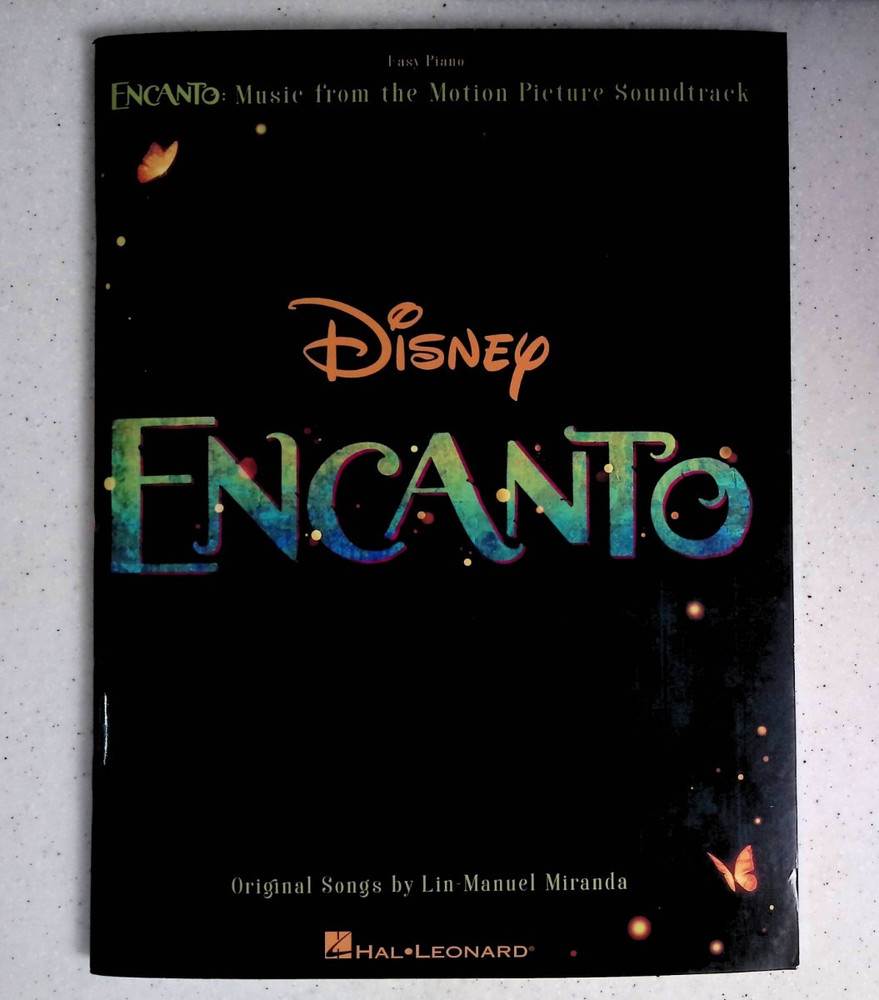 Disney Encanto by Lin-Manuel Miranda, Piano, Sheet Music, No CD, Large Paperback