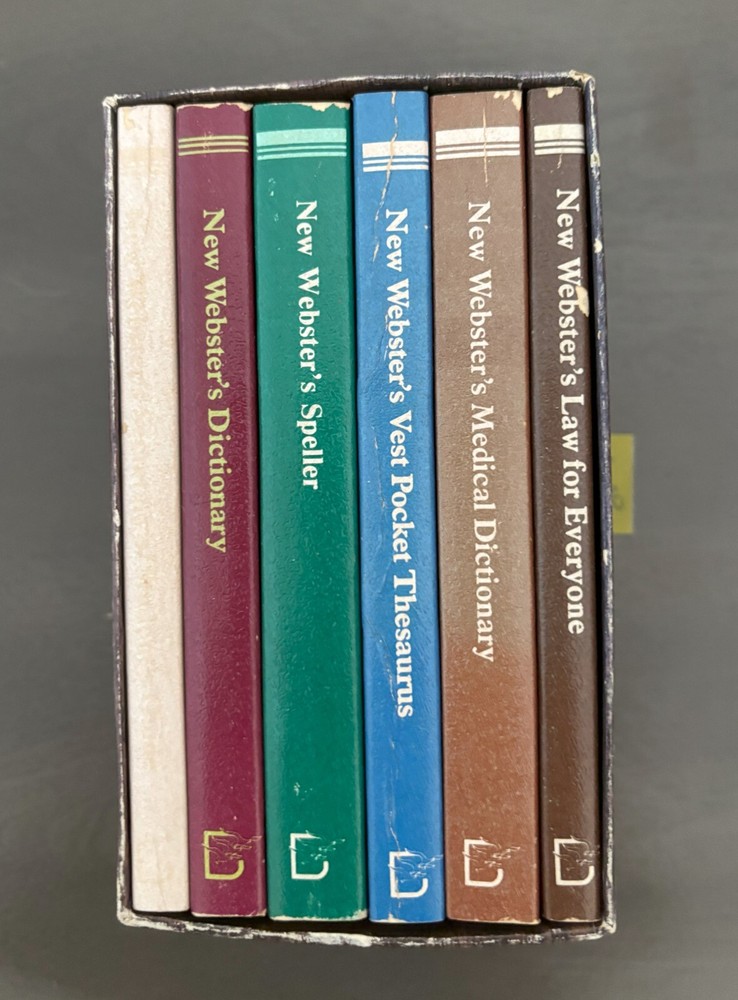 New Webster’s Dictionary Collection (6 volumes, 1,568 pages)