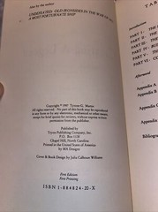 Creating A Legend “Constitution” by Commander Tyrone G. Martin 1997, 1st Edition