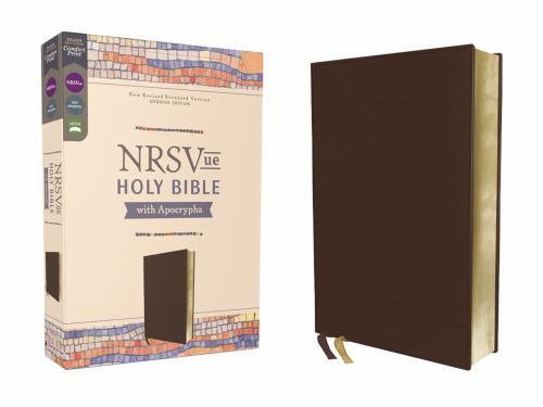 NRSVue, Holy Bible with Apocrypha, Leathersoft, Brown, Comfort Print, Zondervan,