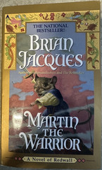 Martin the Warrior Paperback Brian Jacques Redwall Fantasy Adventure Novel