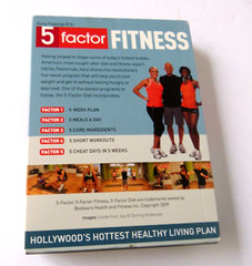 5 Factor Fitness Healthy Living Plan CDs & Book Harley Pasternak M.Sc