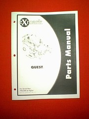 EXMARK QUEST ZERO TURN MOWER SERIAL 790,000 & HIGHER PARTS MANUAL