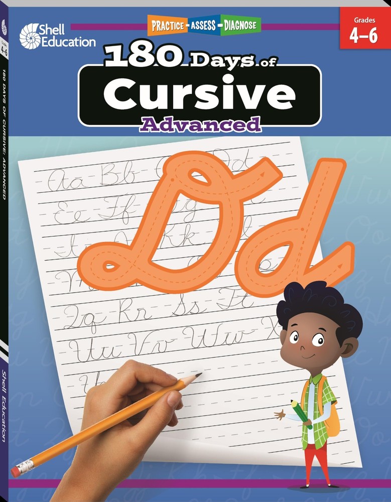 180 Days™: Cursive: Advanced: Practice, Assess, Diagnose (180 Days of Prac…