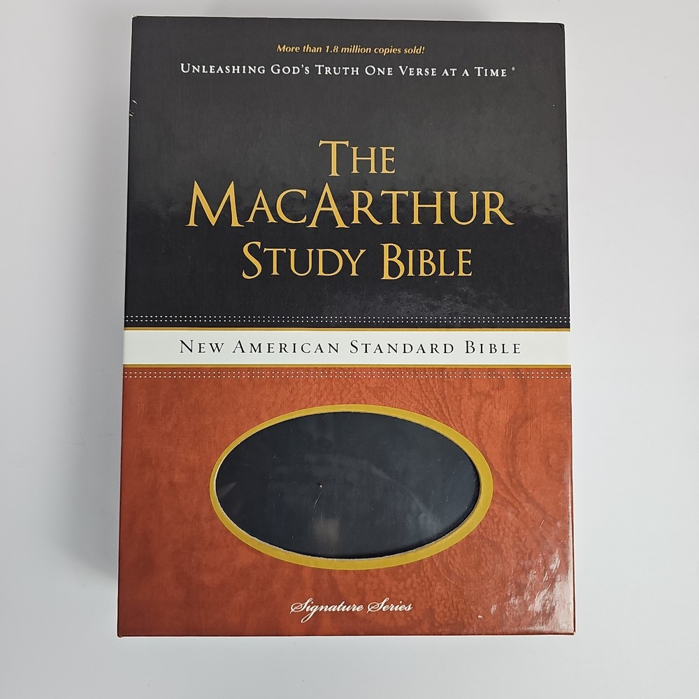 MacArthur Study Bible-NASB by Thomas Nelson In Original Box