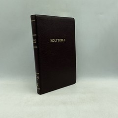 RARE-KJV Thinline Reference Bible Bonded Leather Burgundy Red Letter-6845BRG
