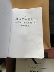 NKJV Maxwell Leadership Bible [Third Edition, Black] by John C. Maxwell SIGNED!