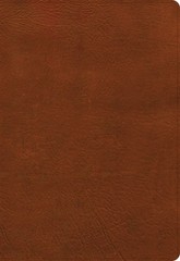 Reference Bible Super Giant Print Burnt Sienna LeatherTouch Indexed