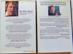 JOHN MADDEN Two HARDBACKS One Knee Equals Two Feet and One Size Doesn’t Fit All