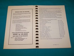 Trinity High School Debate & Speech Program Cookbook 1978 Trinity North Carolina