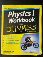 Physics I Workbook for Dummies by Steven Holzner (2014, Trade Paperback)