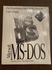 Users Guide Microsoft MS-DOS For the MS-DOS Operating System – New in Plastic