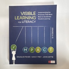 Visible Learning for Literacy Fisher Frey Hattie Paperback Education Literacy
