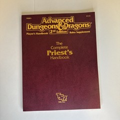 Advanced Dungeons & Dragons 2nd Ed Complete Priests Handbook 2113 SC RPG TSR