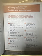 CONCEPTUAL PHYSICS: A HIGH SCHOOL PHYSICS PROGRAM By Paul G. Hewitt – 1987 HC