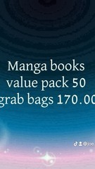 Manga Fiction Novels Value Pack Assorted Lot 50 Grab Bags All Different Titles