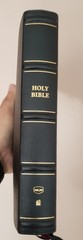 NKJV, Center-Column Reference Bible ~Retail 119.99~ Black Genuine Leather