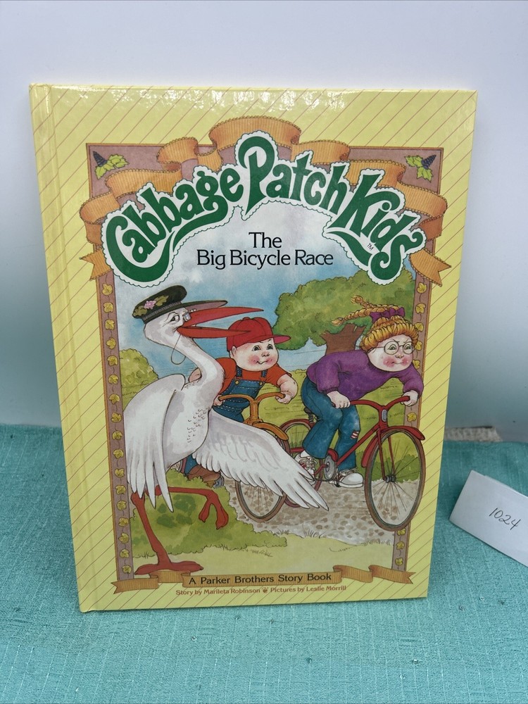 CABBAGE PATCH KIDS The Big Bicycle Race 1984 Parker Bros. HB Children’s Book