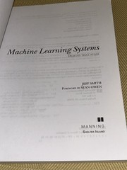 Machine Learning Systems Jeff Smith Copyright 2014 PB Book Excellent++