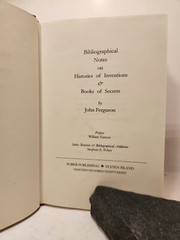 Books of Secrets / John Ferguson / Limited Reprint 1998 / Hardcover