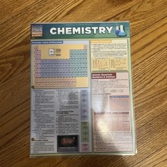 Chemistry : A QuickStudy Laminated Reference Guide by Mark Jackson (2012, ph)