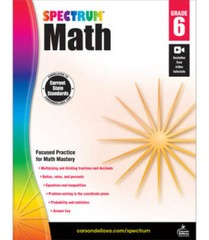 Spectrum Math Workbook, Grade 6 – Paperback By Spectrum – GOOD