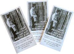 “Behind Bars” Gospel Tract- Evangelism – Biblical teaching $11.99 -3 x 4.5 in