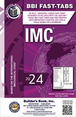 2024 International Mechanical Code (IMC) Fast-Tabs INDEX TABS ONLY!