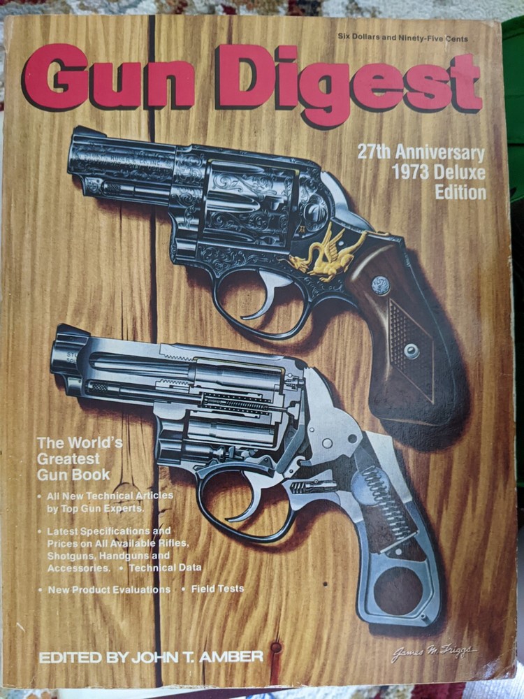gun digest 27th. anniversary deluxe edition 1973