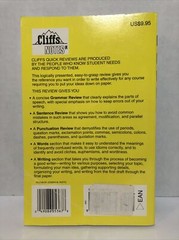Writing: Grammar, Usage, and Style by Cliffs Notes Staff (1997, Trade Paperback)