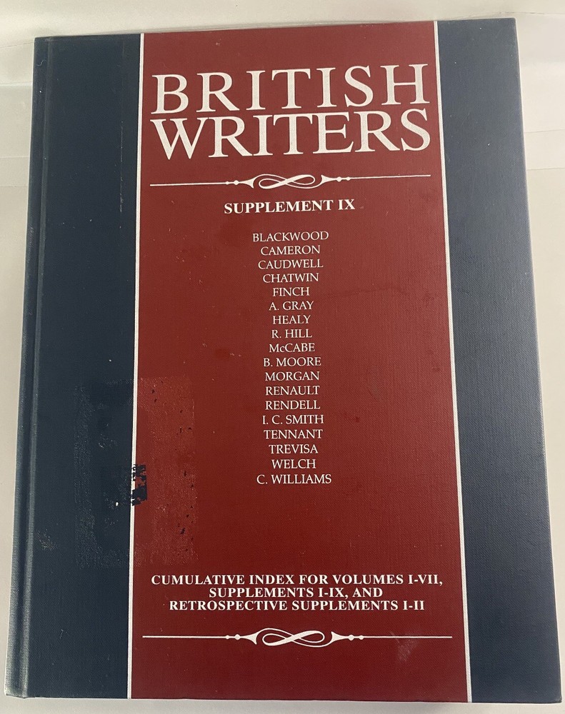 British Writers, Supplement IX: Hardcover
