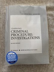 Learning Criminal Procedure : Investigations by Renee Hutchins and Ric…