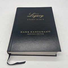 Legacy Study Bible New King Hank Hanegraaff NKJV Black Hardcover 2007